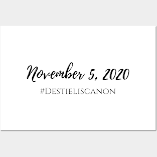 november 5, 2020 destiel is canon supernatural Posters and Art